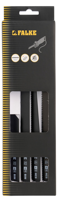 Falke bajonettsagblader 4 stk.